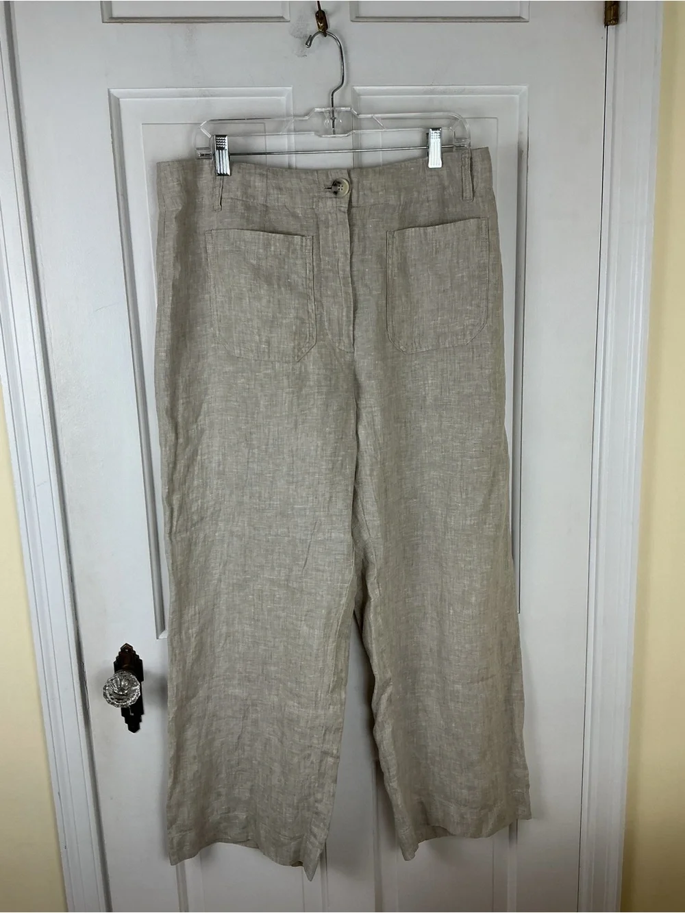Quince European Linen Wide Leg Pants